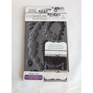 Iron Orchid Designs FLEUR Art Decor Mold Prima Retired 8"